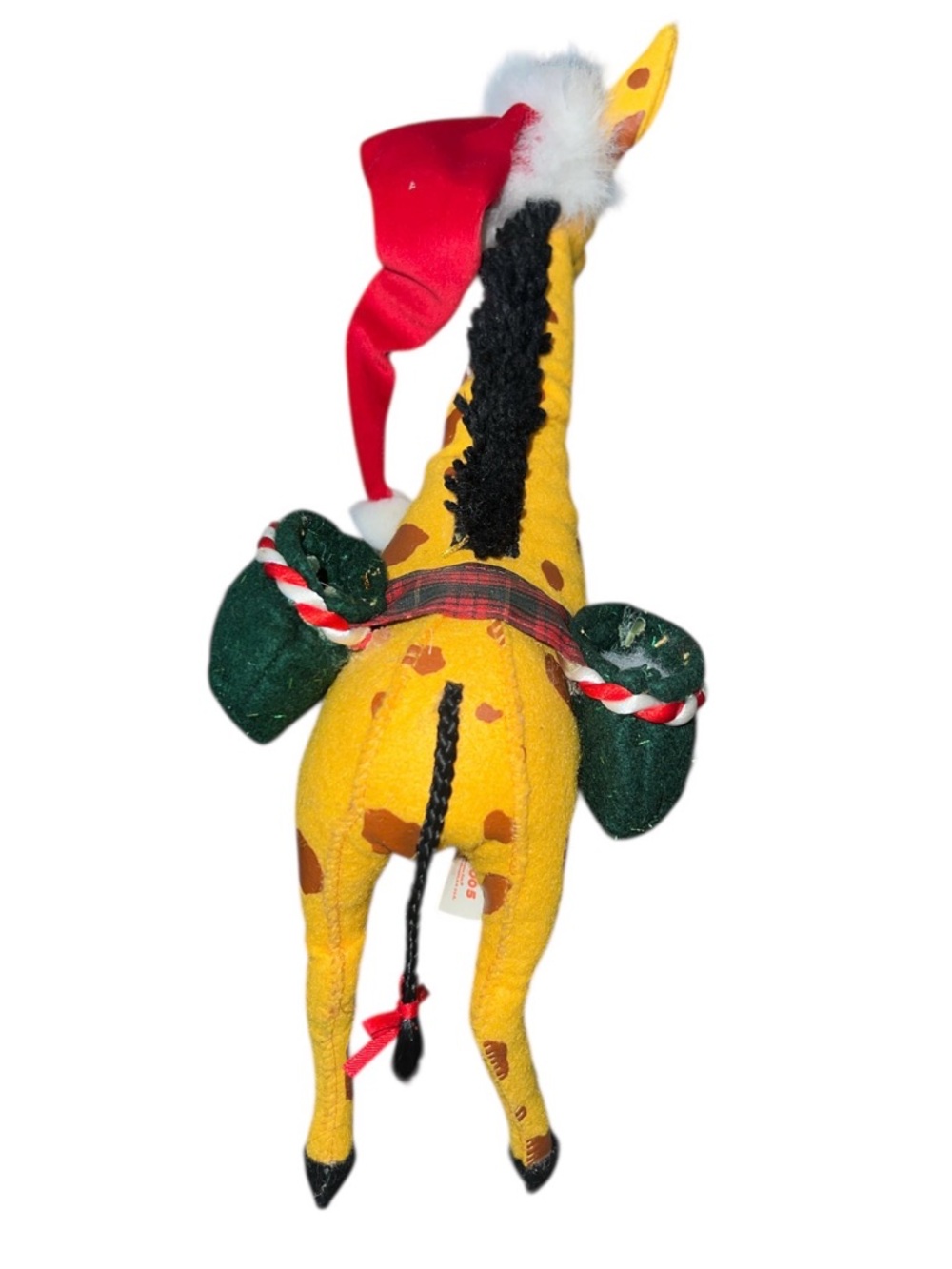 Annalee Christmas Giraffe Santa Hat  NO Presents In Saddle  14” - Picture 5 of 5